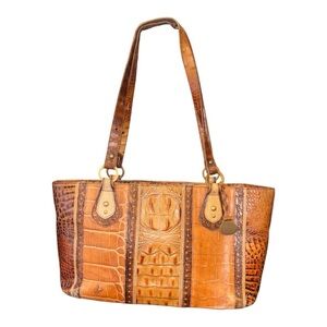 Brahmin multi-colored leather gorgeous bag with feet. BP 2